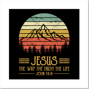 Vintage Christian Jesus The Way The Truth The Life Posters and Art